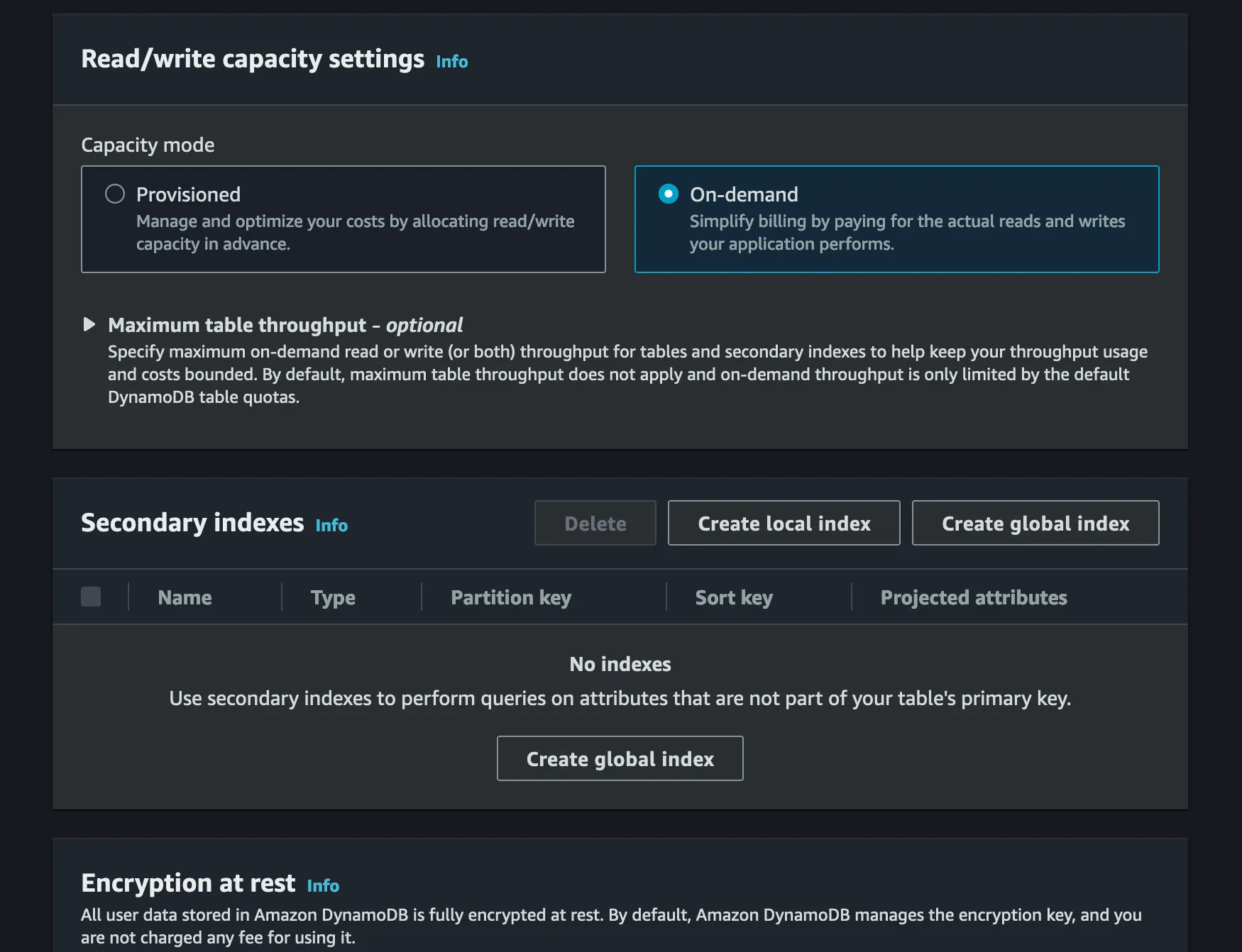 AWS Lambda Console Screenshot