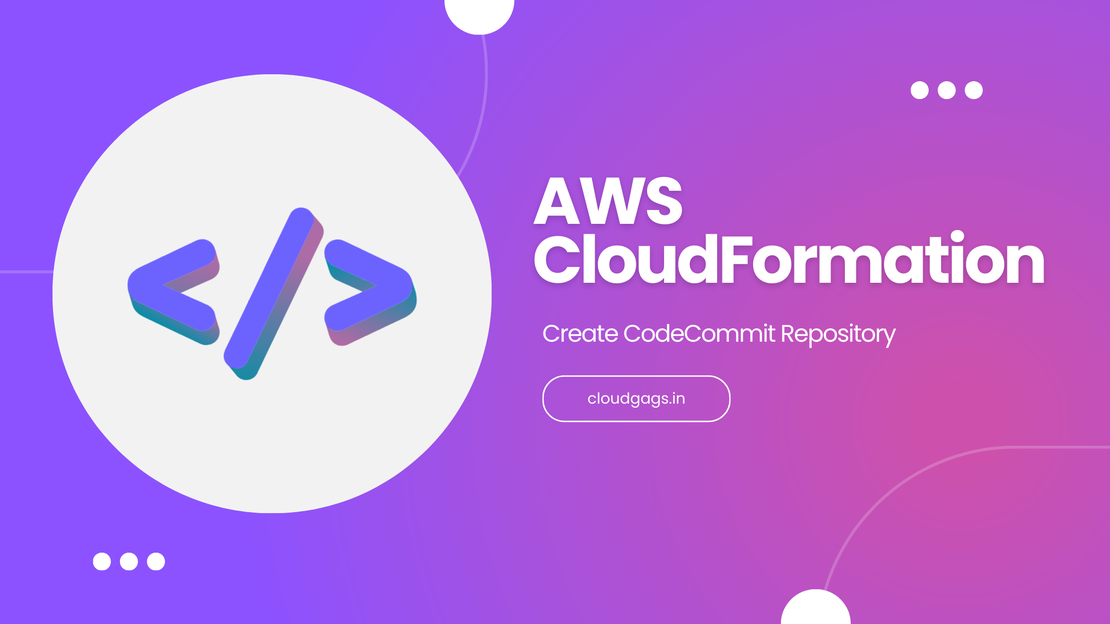 AWS CloudFormation: How to create a CodeCommit repository?